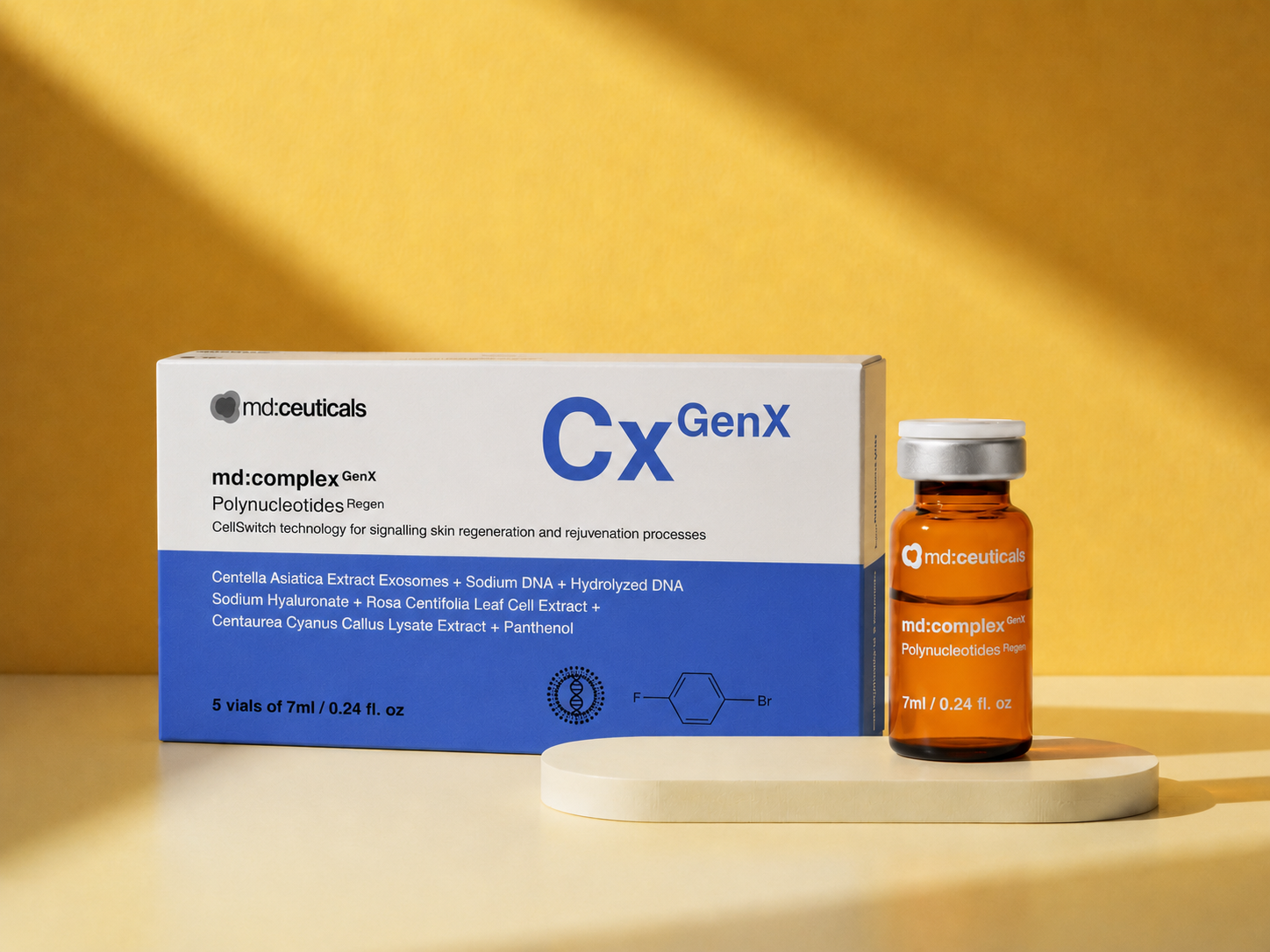 serum polynucleotide regenerasi kulit md:complex genx md:ceuticals